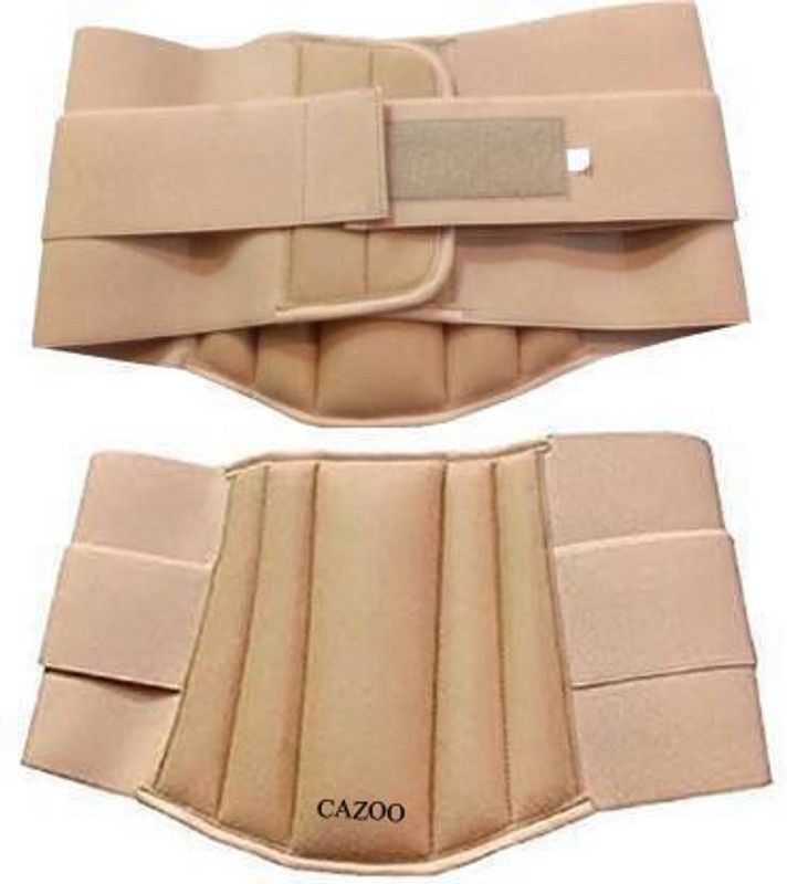Cazoo Lumbo Sacral (L.S Belt) Corset- Back Pain Belt Waist Support Lumber Support Waist Support  (Beige)