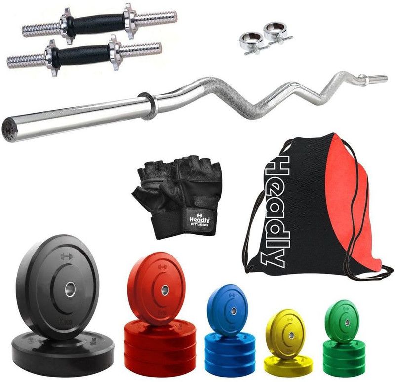 Headly 65 kg Premium CP-HR-65KGCOMBO4 Coloured Home Gym Combo