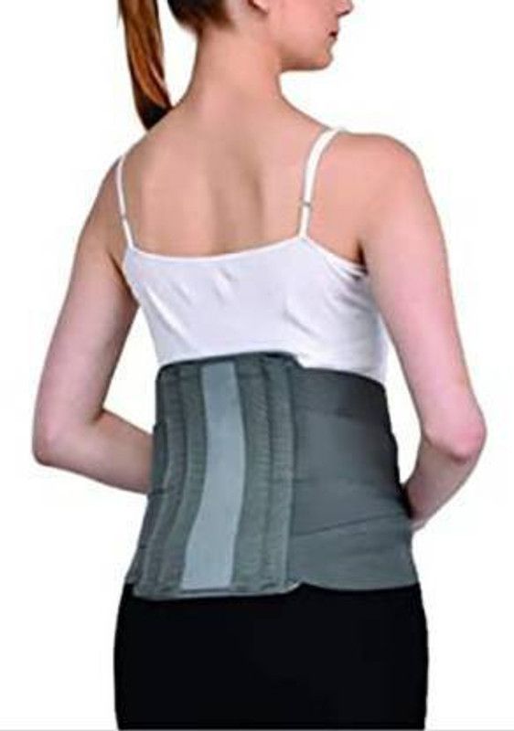 NUBICO L.S. Support belt(Immobilization, Posture Correction, Back Pain Relief) Back & Abdomen Support  (Grey)