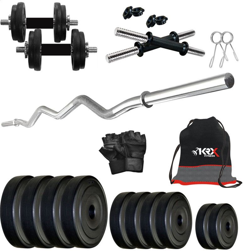 KRX 45 kg PVC COMBO 4-SL Home Gym Combo