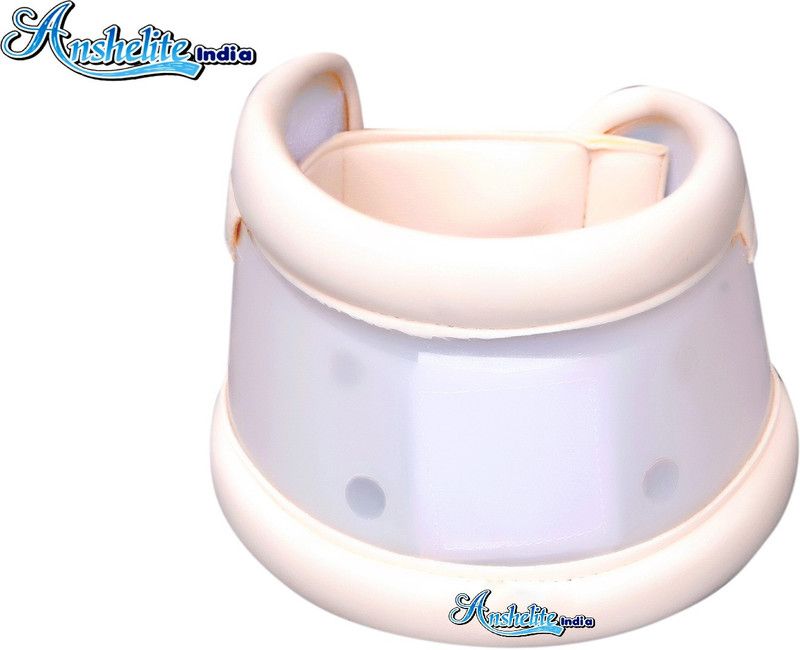 Anshelite INDIA Cervical Collar Hard Adjustable Neck Relieves Pain & Pressure in Spine FOR UNISEX Neck Support  (White)