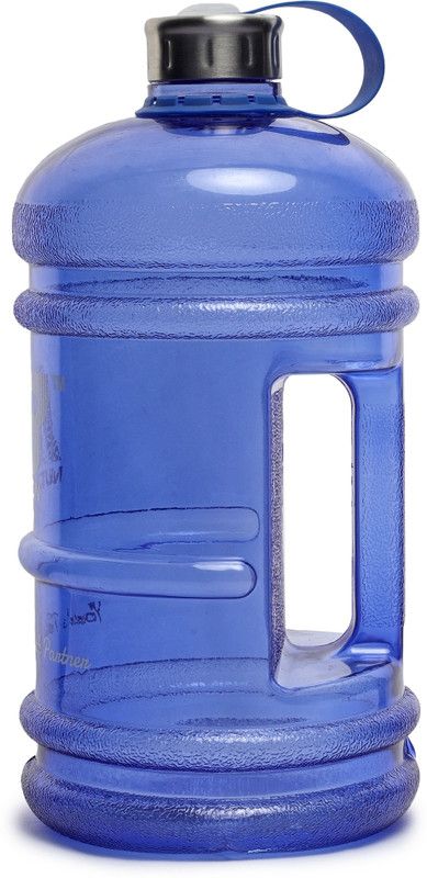 Gulshan Traders Gallon water shaker bottel 2.2 liters Bpa free with Hard grip handel 2200 ml Shaker  (Pack of 1, Blue, Plastic)