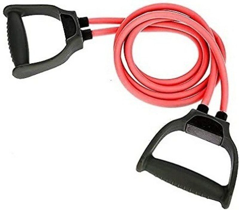 ADONYX Premium Double Toning Resistance Tube Heavy Quality Exercise Band Resistance Tube  (Multicolor)