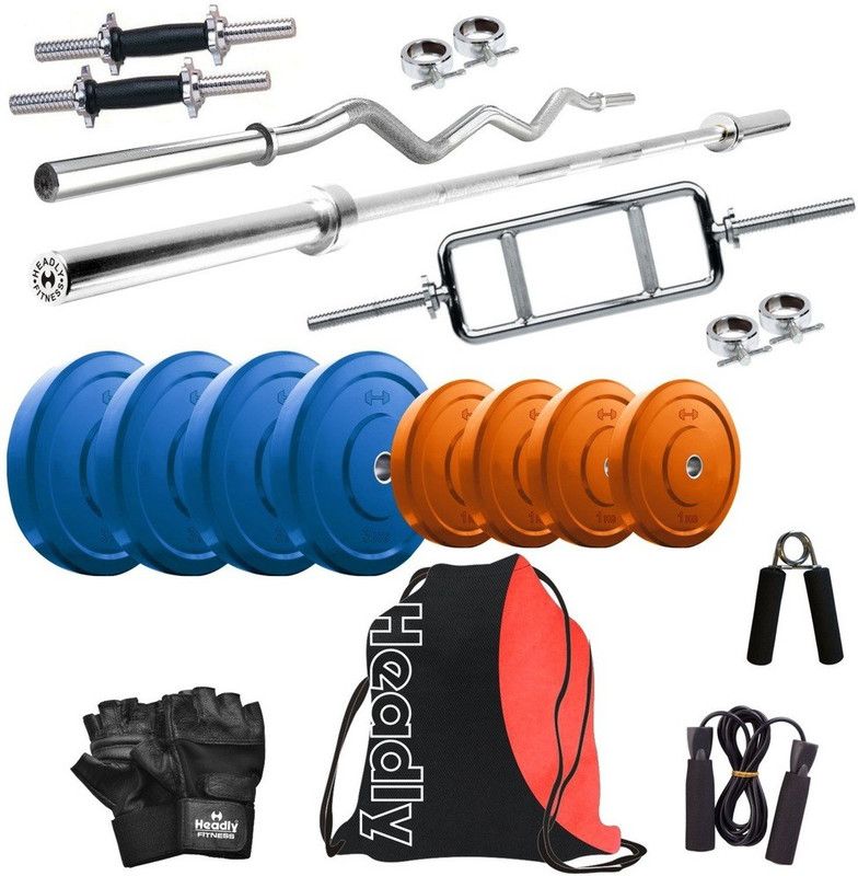 Headly 16 kg Premium CP-HR-16KGCOMBO1 Coloured Home Gym Combo
