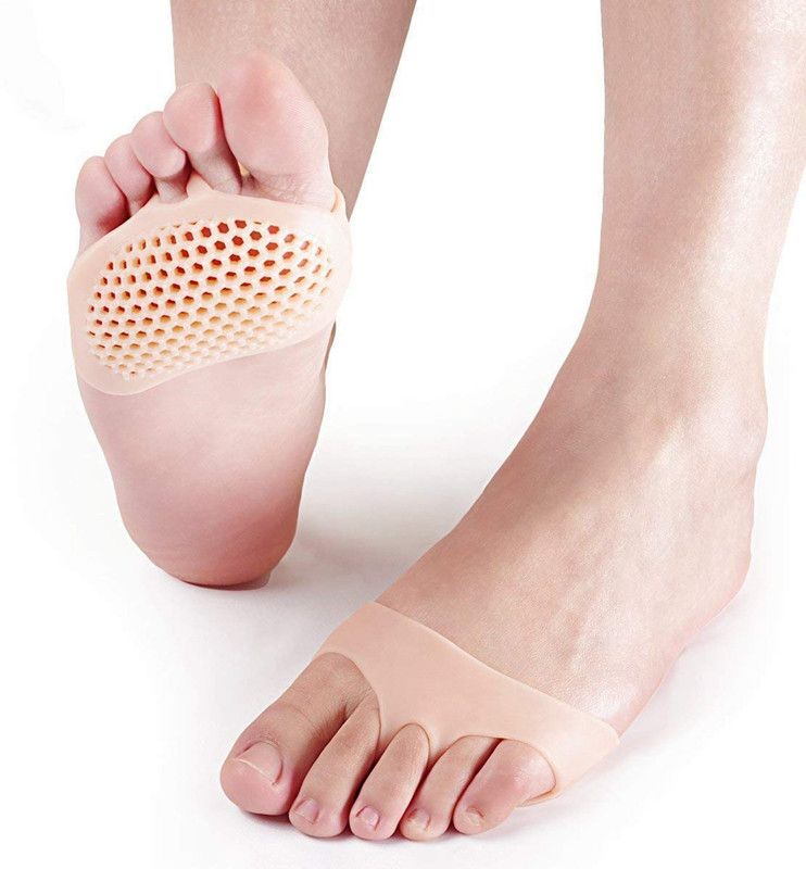 Frizty Soft Silicone Gel Half toe sleeve pads of Foot Pain Relief Foot Support