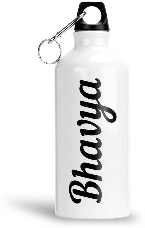 Furnish Fantasy Aluminium Water Bottle 750ml - Best Gift for Happy Birthday, Return Gift, Bhavya 750 ml Sipper  (Pack of 1, White, Aluminium)