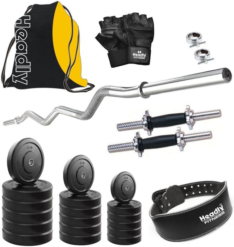Headly 50 kg HY - 50 kg Combo 24 Home Gym Combo