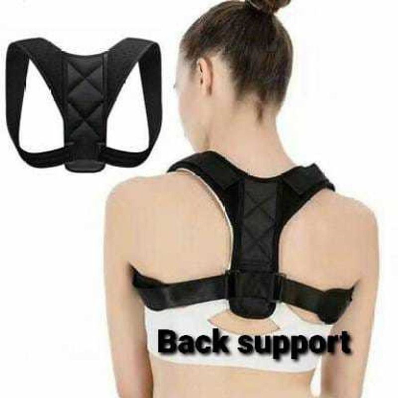 ZUFCON High Quality Back Brace Support Posture Corrector Belt KS-0126 Back & Abdomen Support  (Black)