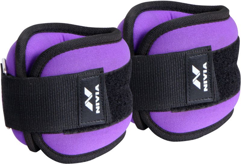NIVIA Aurum Purple Ankle Weight  (0.5 kg)