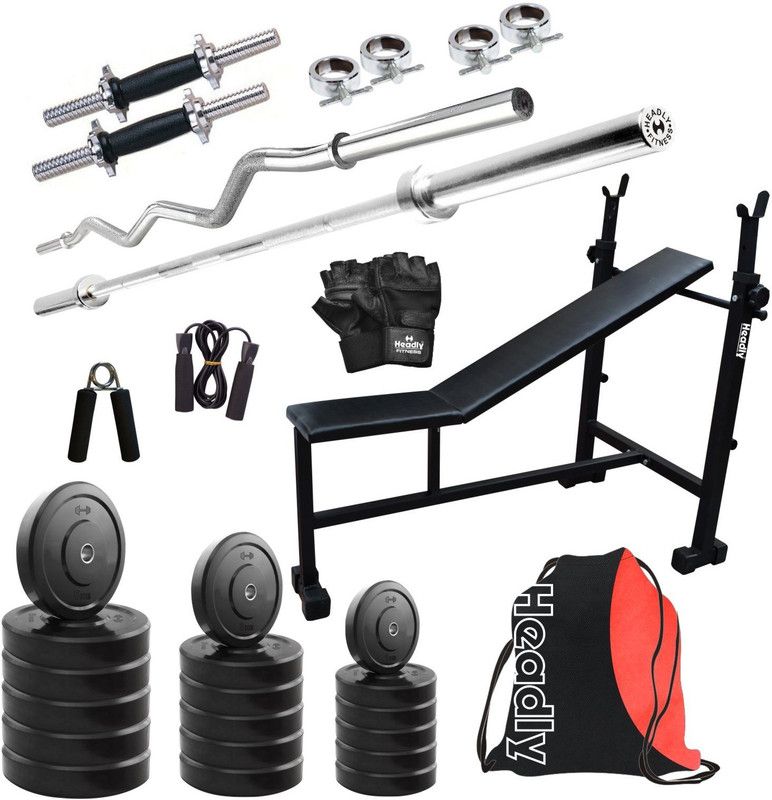 Headly 45 kg HR-45 kg Combo 5 Home Gym Combo