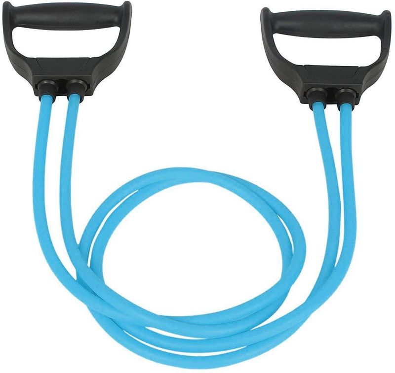HDCraft Double Toning Resistance Tube DH=53 Heavy Quality Exercise Band(PACK OF 1) Resistance Tube  (Multicolor)