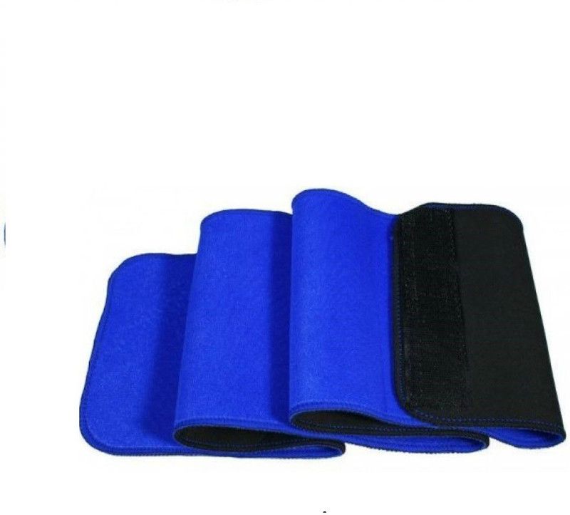 H D Enterprise Waist Trimmer Belt, Waist Toning Belt - Neoprene Material, Stretchable, Abdominal Belt  (Blue)