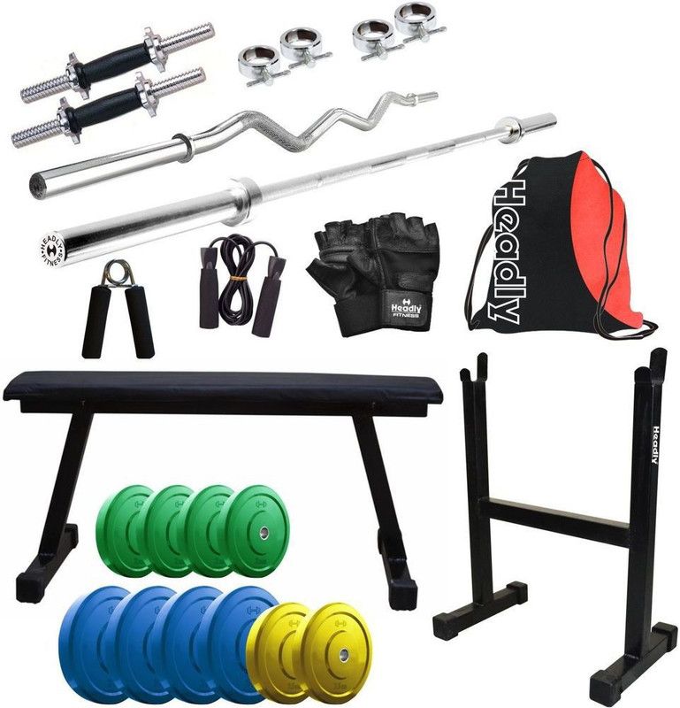 Headly 25 kg Premium CP-HR-25KGCOMBO16 Coloured Home Gym Combo