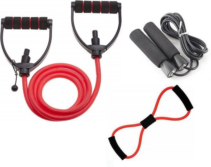 Fitnesstricks STRETCHING & RESISTANCE SET FOR MEN AND WOMEN Fitness Accessory Kit Kit