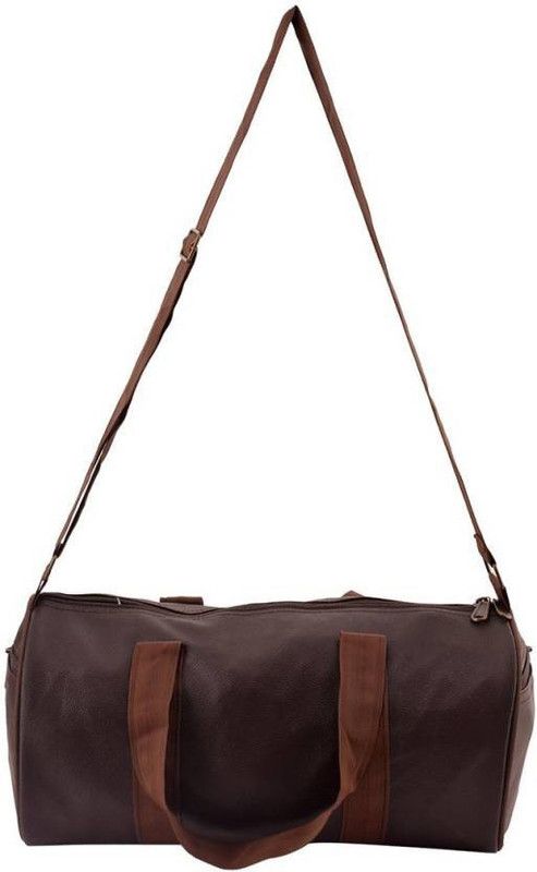 Snipper Leatherite Duffle  (Brown, Kit Bag)