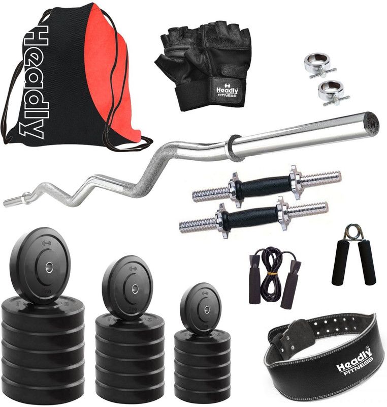 Headly 58 kg HR-58 kg Combo 23 Home Gym Combo