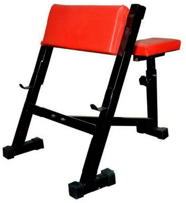 HEALTH FIT INDIA Preacher Curl Arm Bench ( With 205 Kg. Holding Capacity ) Hyperextension Fitness Bench