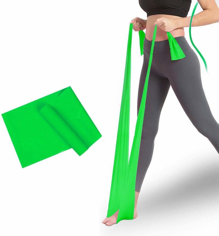 Agarwals Latex Free Natural Rubber, Exercise Band for Training & Stretching for Men & Women Resistance Tube  (Green)