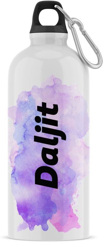 Ashvah Sipper/Water Bottle - Best Happy Birthday Gift for Kids, Name - Daljit 600 ml Sipper  (Pack of 1, White, Aluminium)