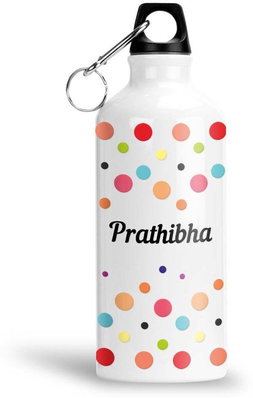 Furnish Fantasy Colorful Aluminium Water Bottle-Best Happy Birthday Gift, Return Gift, Prathibha 750 ml Sipper  (Pack of 1, White, Aluminium)