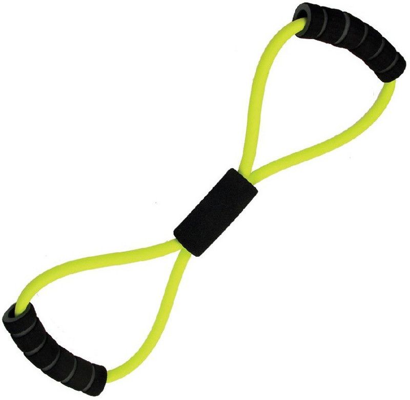 V.M Enterprises Fitness Equipment Figure 8 Band Toning and Stretching Resistance Tube  (Multicolor)