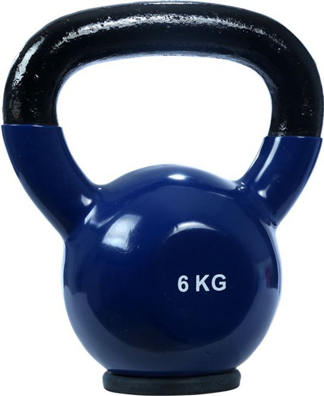 BFitusa Vinyl Kettlebell with Rubber Base Blue Kettlebell  (6 kg)