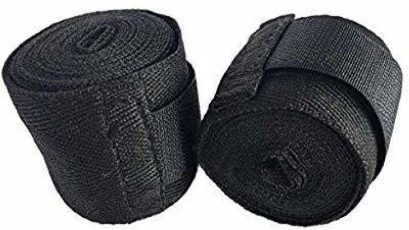 BMTRADING 1Pc Of Weightlifting Wrist support bands For Fitness -Hand Wrist Straps Gym & Fitness Gloves  (Black)