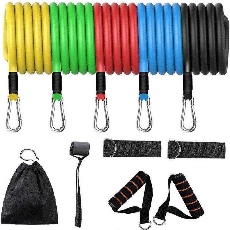 NIRVA Exercise Bands for Training,Workout Bands Set Resistance Tube  (Multicolor)