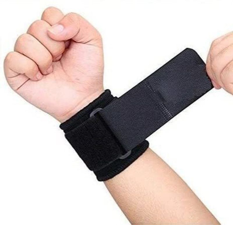 ALLURE Adjustable Wrist Support/Band for Gym and Sports Fitness Band  (Pack of 2)