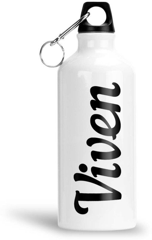 Furnish Fantasy Aluminium Water Bottle 750ml - Best Gift for Happy Birthday, Return Gift, Viven 750 ml Sipper  (Pack of 1, White, Aluminium)