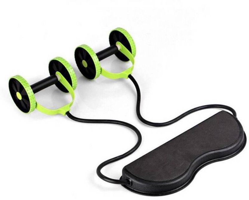GJSHOP Multifunction Abdominal Roller Waist Fitness Equipment Ab Exerciser Roller (Black) Ab Exerciser  (Black)