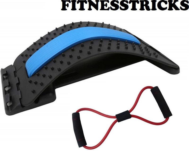 Fitnesstricks Workout Combo Of Magic Back Support With Resistance Tube Fitness Accessory Kit Kit