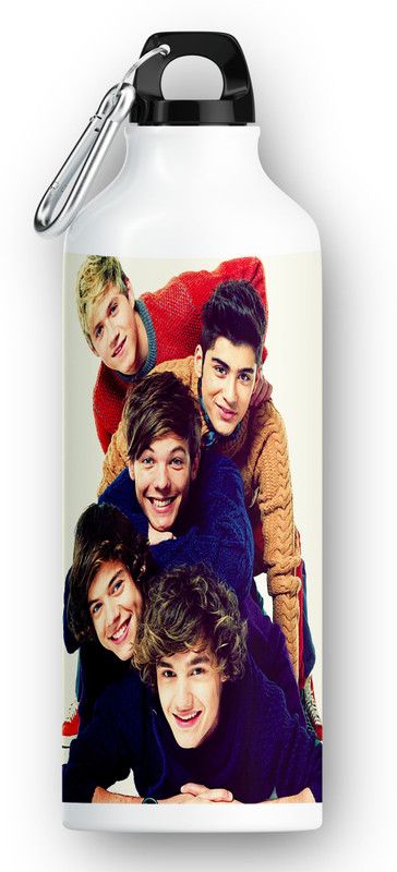 TrendoPrint One Direction Printed Sports Water Bottle For Kids Gym Girls Boys (SP_28) 600 ml Sipper  (Pack of 1, Multicolor, Aluminium)