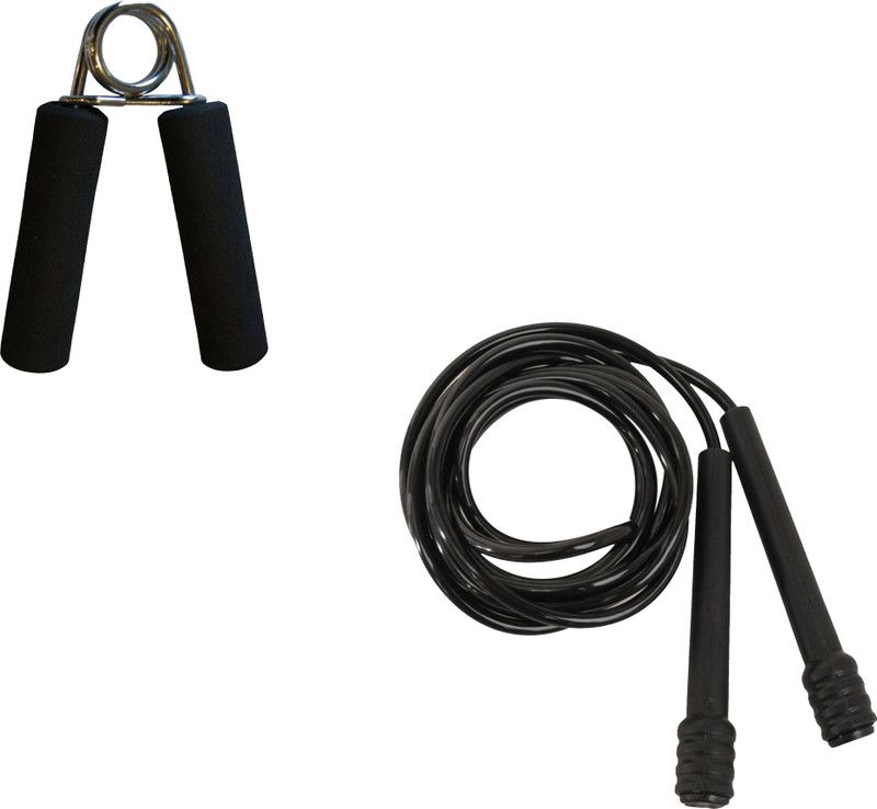 FITZON Foam Hand Gripper + Freestyle Skipping Rope Fitness Accessory Kit Kit