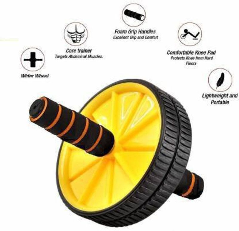 Parhat wheel roller Ab Exerciser (Multicolor) Ab Exerciser  (Multicolor)
