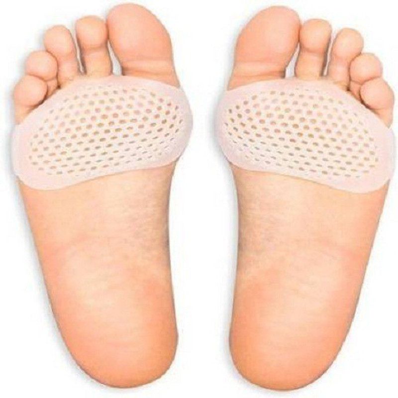 Worth Web Silicon Gel Soft Toe Sleeve Forefoot Pads Foot Support  (Beige)