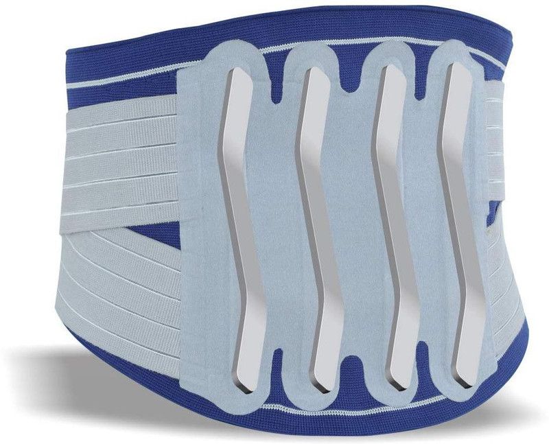 Dyna LumboGrip D S 3 D Knitted Lumbo Sacral Corset(Dual Strap)- Back Pain Belt Back Support  (Blue)