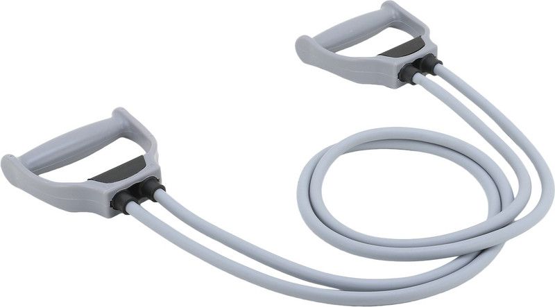 DGARYS Toning Tube Resistance Band Heavy Duty Exercise Belt for Men and Women Sports Resistance Tube  (Grey)