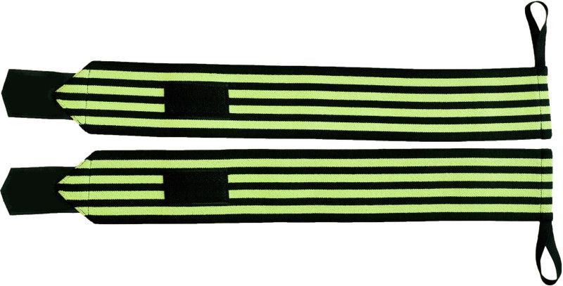 BM WORLD WRIST SUPPORT BAND Gym & Fitness Gloves  (Green, Black)