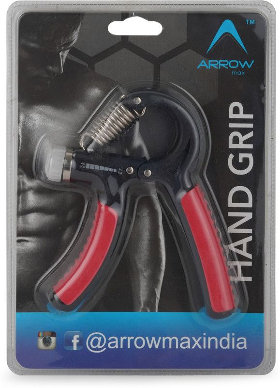 ArrowMax PROFESSIONAL ADJUSTABLE HANDGRIP Hand Grip/Fitness Grip  (Red)