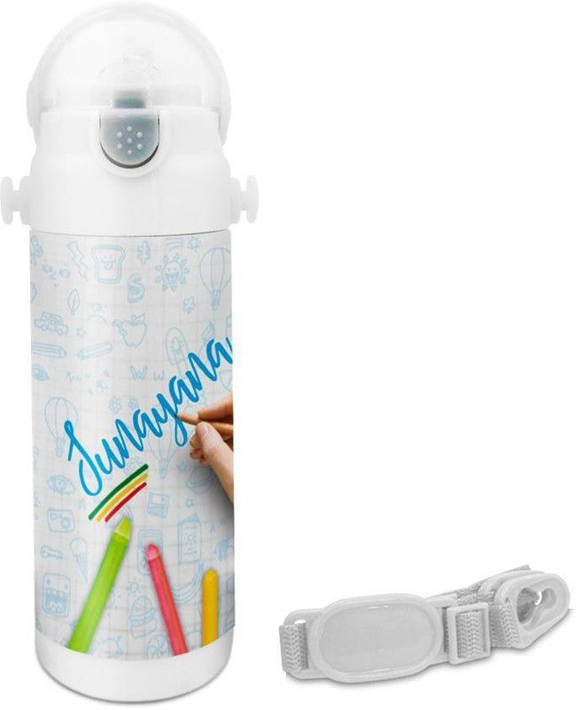 HOT MUGGS Sunayana - Crayons Insulated Astro Bottle 350 ml Sipper  (Pack of 1, Multicolor, Steel)