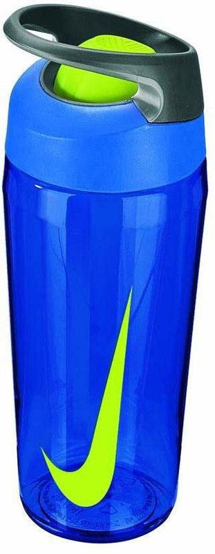NIKE TR HYPERCHARGE Rocker Bottle 16Z (Blue with green) 473 ml Sipper  (Pack of 1, Blue, Plastic)