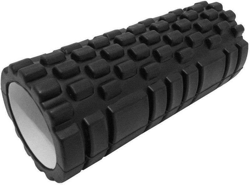 Jern Foam Blocks Massage Roller Stick Hollow Yoga Block Muscle Relaxation Yoga Blocks  (Black Pack of 1)