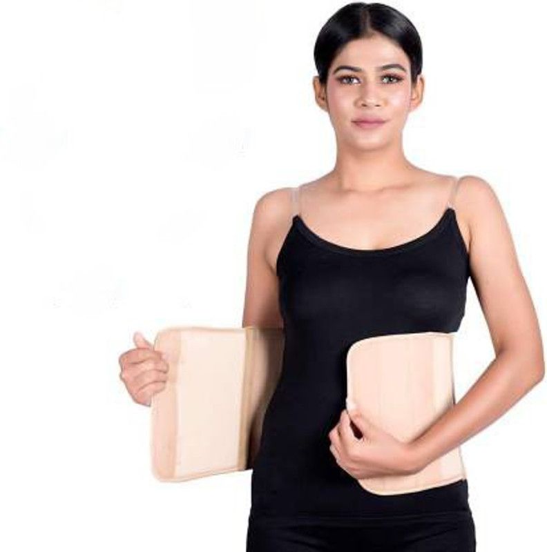 PARISILL Abdominal Belt for Back pain relief, Sports, Workout, Fitness, Abdomen Support Back Support  (Beige)