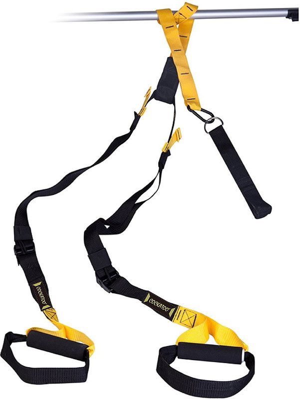 COCKATOO HEAVY DUTY PROFESSIONAL SUSPENSION TRAINING SYSTEM Resistance Band  (Multicolor, Pack of 1)