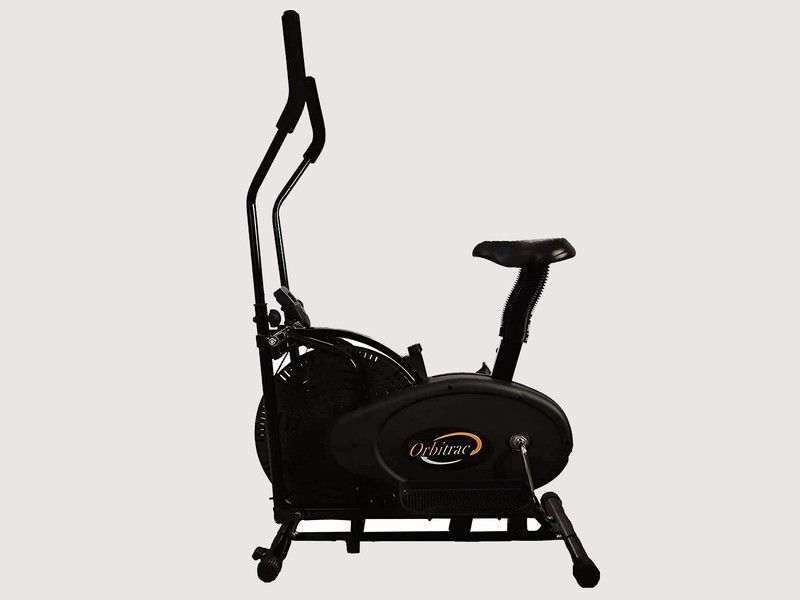 Bhatia Sports Orbitreck Cycle Multipurpose Elliptical Exercise Cycle Fitness Cycle Dual-Action Stationary Exercise Bike  (Black)
