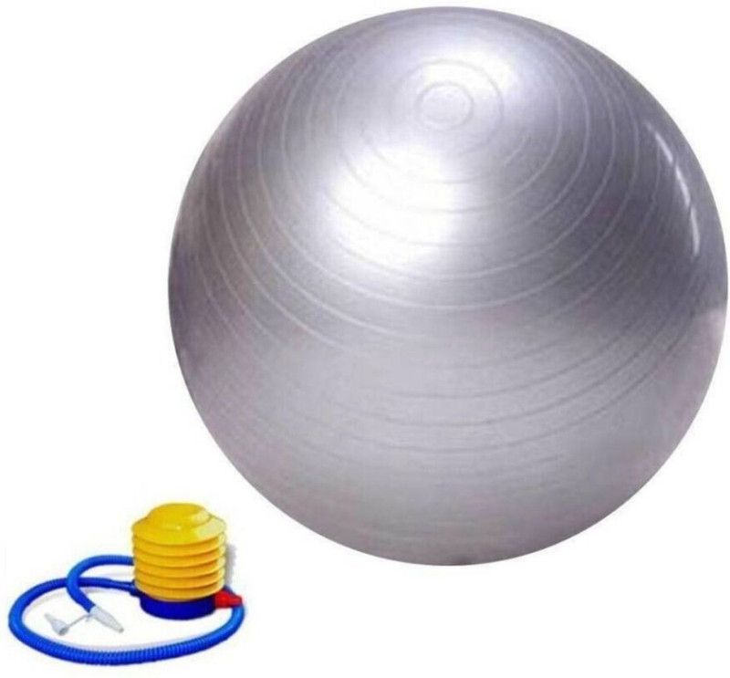 Sakar Swiss Ball with Foot Pump for Total Body Fitness Exercise Ball (Multicolor) Gym Ball  (With Pump)