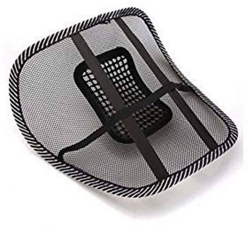 Onlinch Universal Black Back Support Lumbar Support (Free Size, Black) Lumbar Support