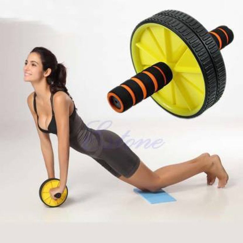 Parhat Sports Solid AB wheel Roller Ab Exerciser Ab Exerciser Ab Exerciser  (Multicolor)