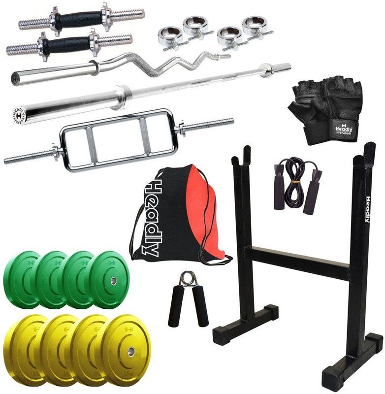 Headly 18 kg Premium CP-HR-18KGCOMBO12 Coloured Home Gym Combo